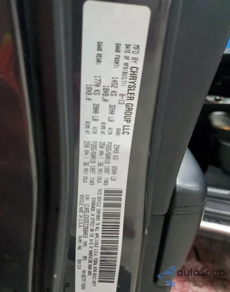 2014 Dodge Durango Limited from USA, damaged, VIN 1C4RDJDG5EC268069